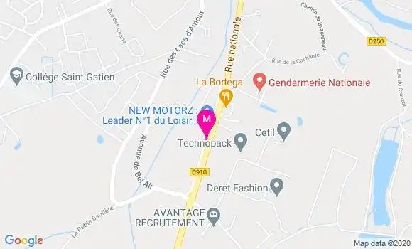 Localisation Dr Benoit Fournier