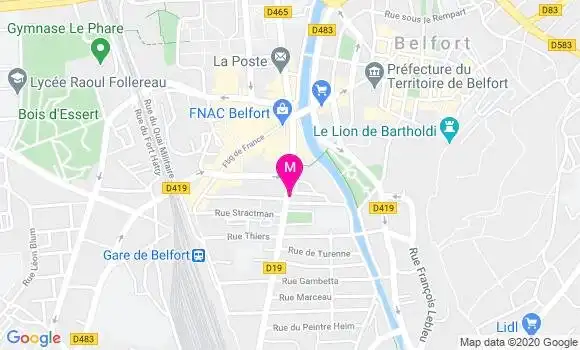 Localisation Dr Francois Graf