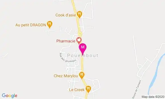 Localisation Dr Valerie Castel