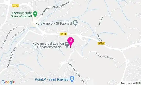 Localisation Dr Valerie Sellam Moncheaux