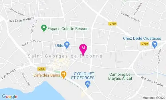 Localisation Dr Sandra Robert