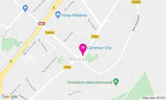 Localisation Dr Chloe Pilod