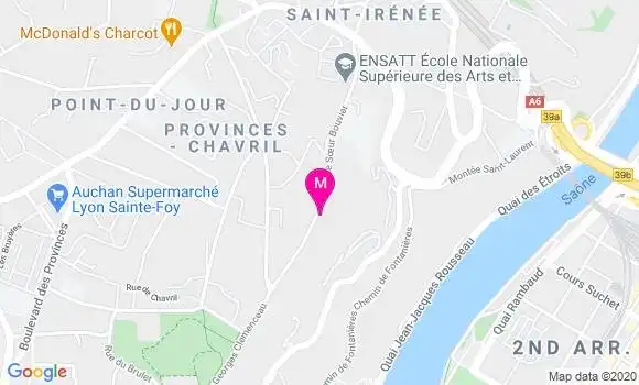 Localisation Dr Vincent Cunin