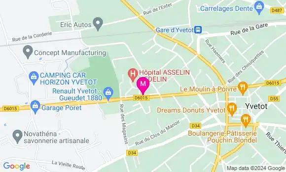 Localisation Dr Maryse Dubus