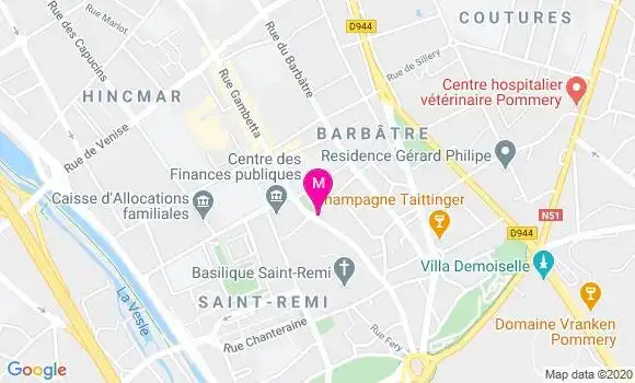 Localisation Dr Nathalie Fabre