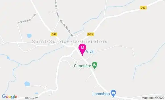 Localisation Dr Anne Pailler