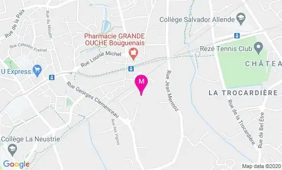 Localisation Dr Juliette Bouchet