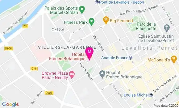 Localisation Dr Clemence Planchais
