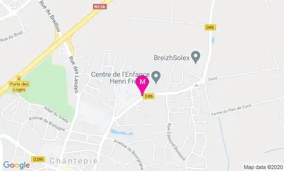 Localisation Dr Rozenn Cornu Hubert