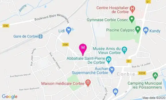 Localisation Dr Julien Bourel