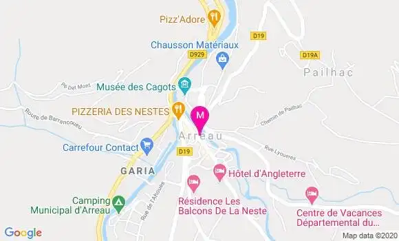 Localisation Dr Philippe Guiraud