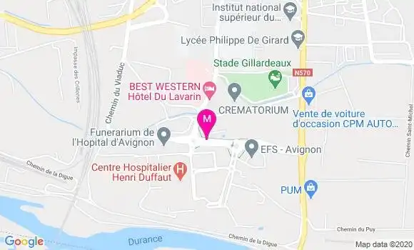 Localisation Dr Elisabeth Andre