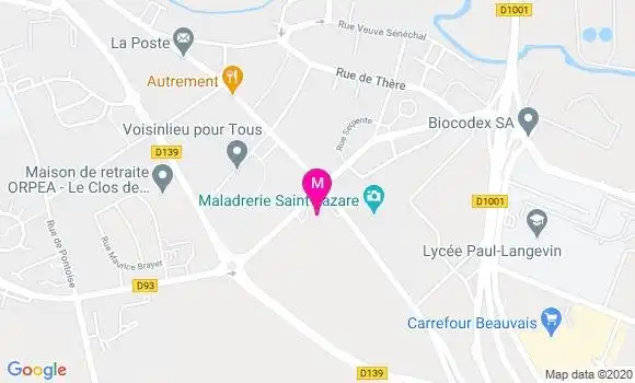 Localisation Dr Mamoun Daoud