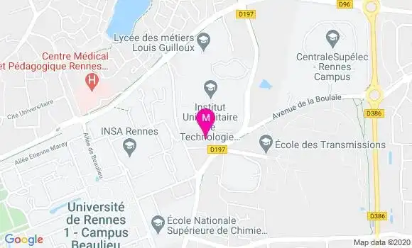 Localisation Dr Estelle Pachot