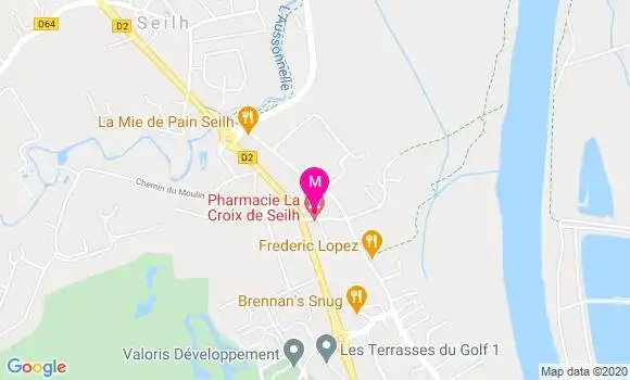Localisation Dr Isabelle Martines