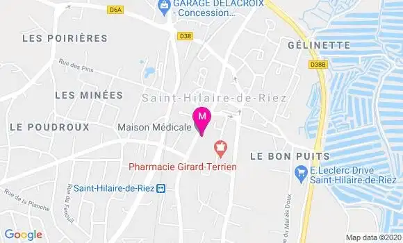 Localisation Dr Frederic Glomot
