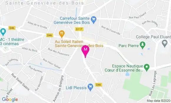 Localisation Dr Marie Patillon