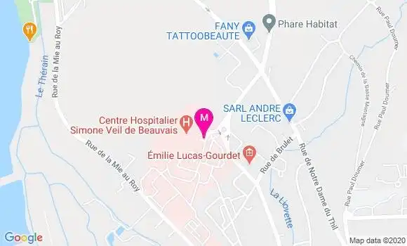 Localisation Dr Amelie Chef