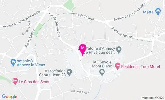 Localisation Dr Jerome Noel