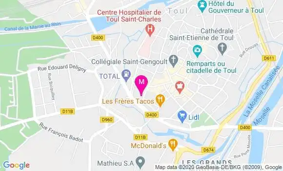 Localisation Dr Olivia Brossel Tremlet