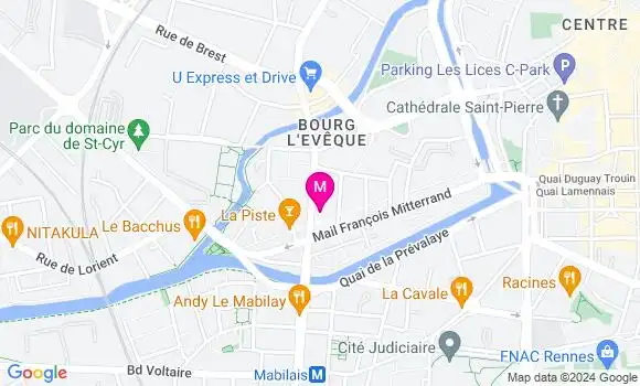 Localisation Dr Carole Le Glatin
