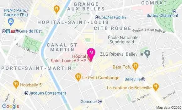 Localisation Dr Charles Cassius