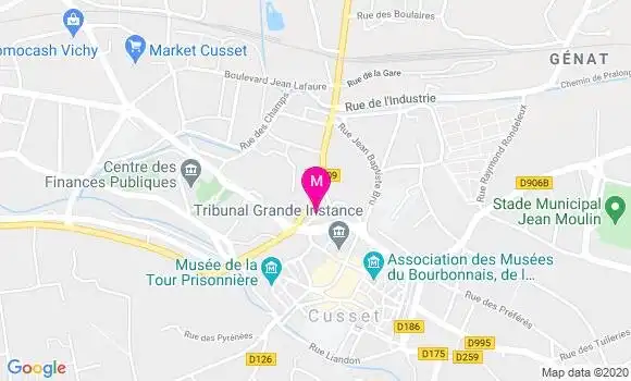 Localisation Dr Pierre Jean Rivet