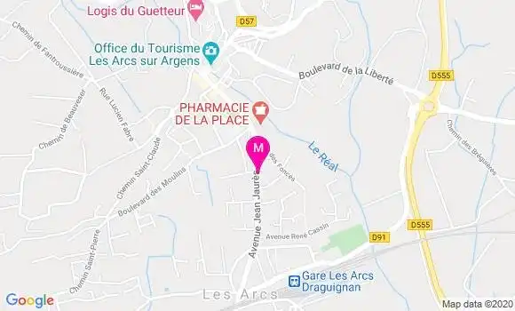 Localisation Dr Brice Tregan