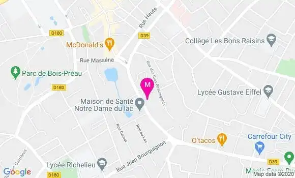 Localisation Dr Noshine Lievin