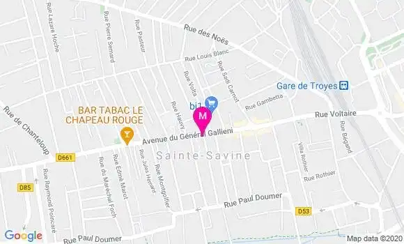 Localisation Dr Isabelle Vincent