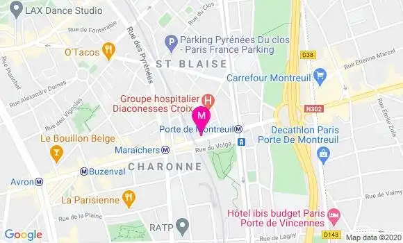 Localisation Dr Assia Daoudi