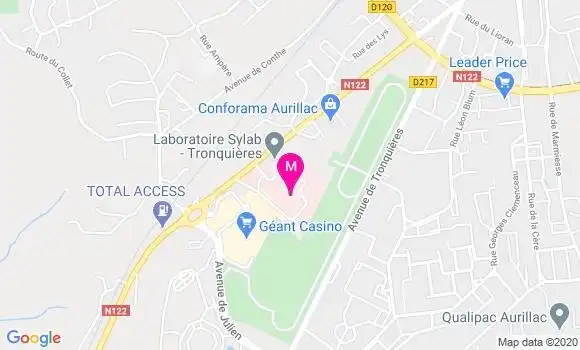 Localisation Dr Eric Macquart Moulin
