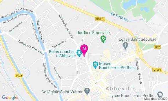 Localisation Dr Hubert Laloux