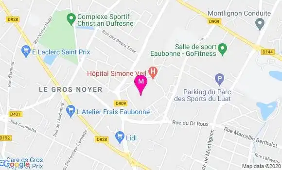 Localisation Dr Aude Chatelain