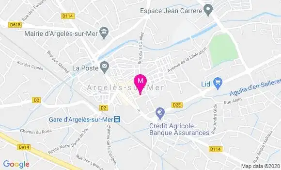 Localisation Dr Anne Serres Cousine