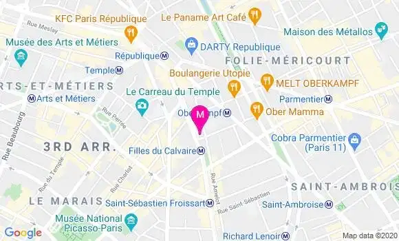 Localisation Dr Marie Cartier