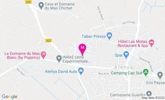 Localisation Dr Jean Francois Clemente