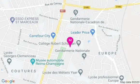 Localisation Dr Jean Baptiste Maes