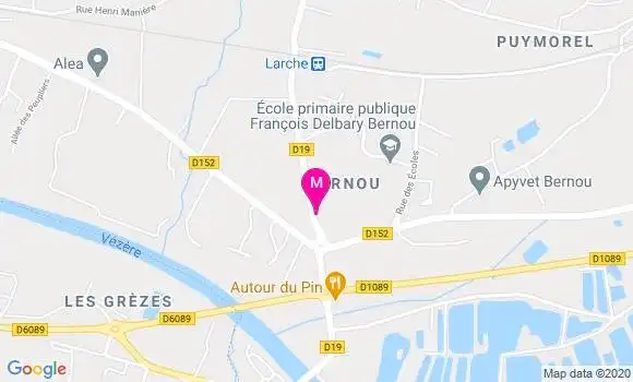 Localisation Dr Sonia Labrousse