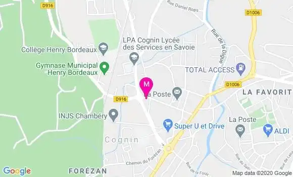 Localisation Dr Myriam Sciolla