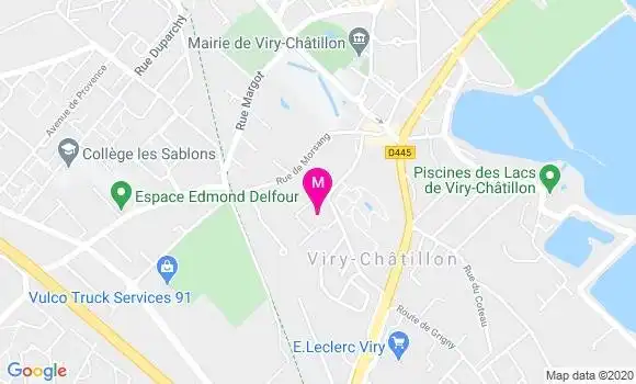 Localisation Dr Sandra Perez