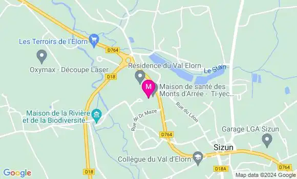 Localisation Dr Elisabeth Riviere