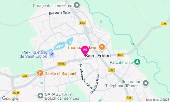 Localisation Dr Julia Bussereau