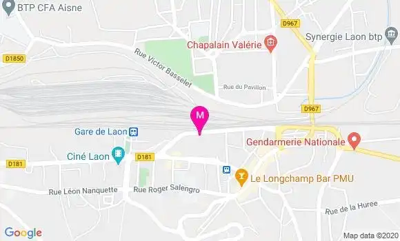 Localisation Dr Hubert Castel