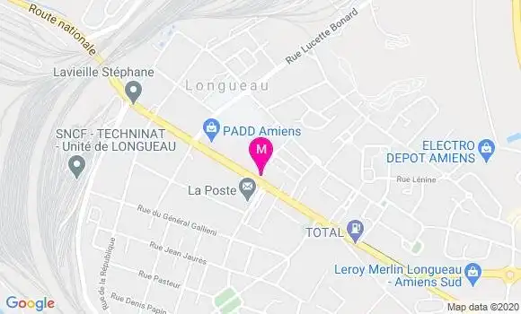 Localisation Dr Jordan Dupuich