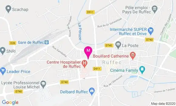 Localisation Dr Laurent Ferauge