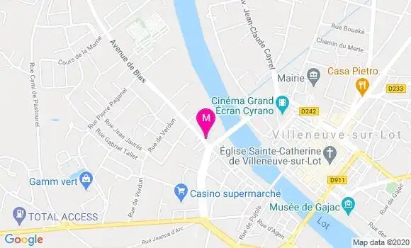 Localisation Dr Martine Bouglon