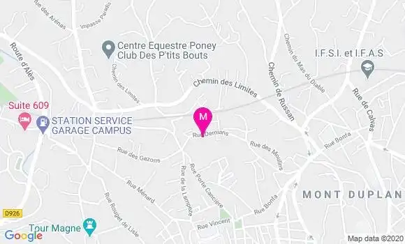 Localisation Dr Christine Deroide