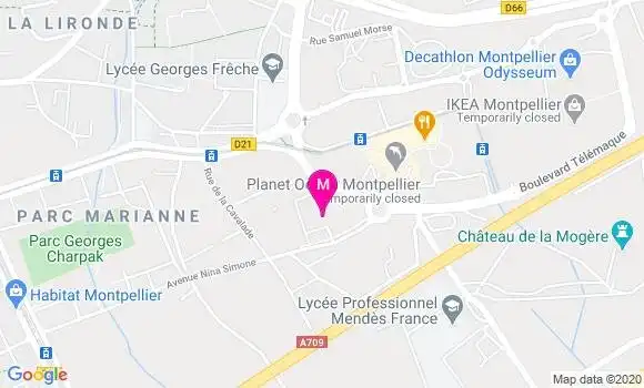 Localisation Dr Catherine Froment
