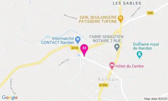 Localisation Dr Geraldine Bayeron
